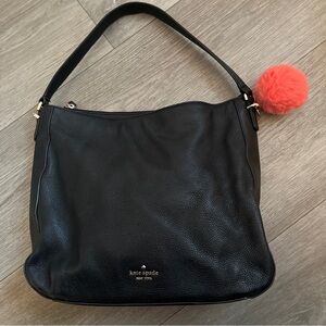 Kate Spade Black Leather Shoulder Bag